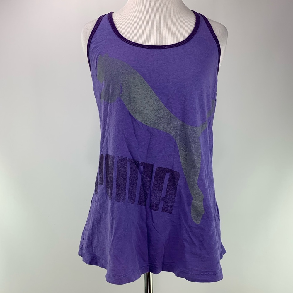 Ladies Puma racer back workout tank top